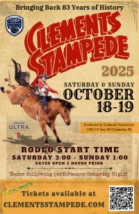 Clements Stampede Rodeo 2025